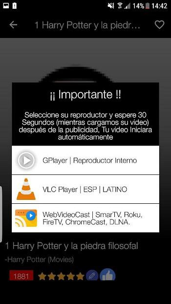 Streamlined entertainment app interface for Android