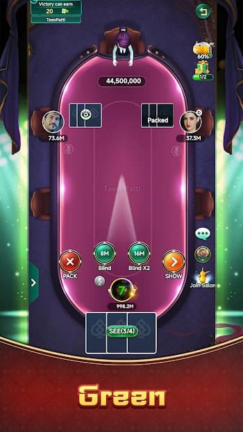 Stunning graphics on Yono Rummy APK