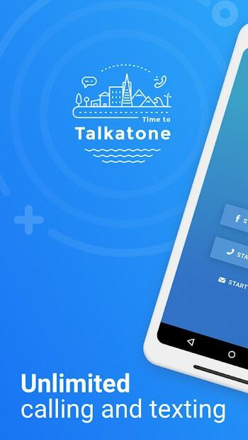 Talkatone App Interface