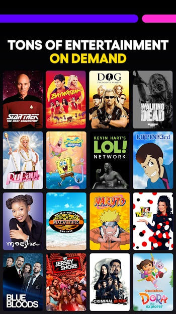 User Experience on Pluto TV App