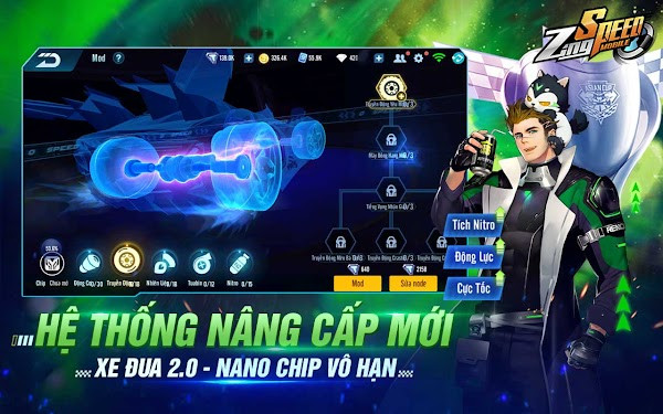 Various racing modes in Zingspeed Mobile