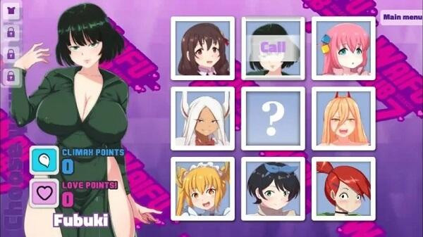 Vibrant anime visuals in Waifu Hub