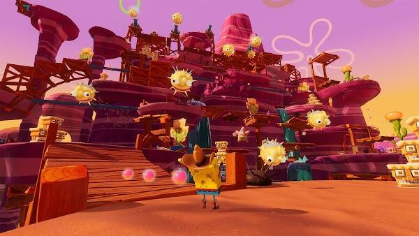 Vibrant SpongeBob graphics