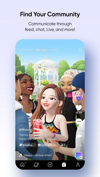 ZEPETO Avatar Customization