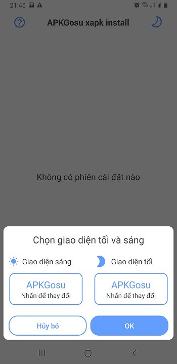 Zip APKGosu Mobile Interface